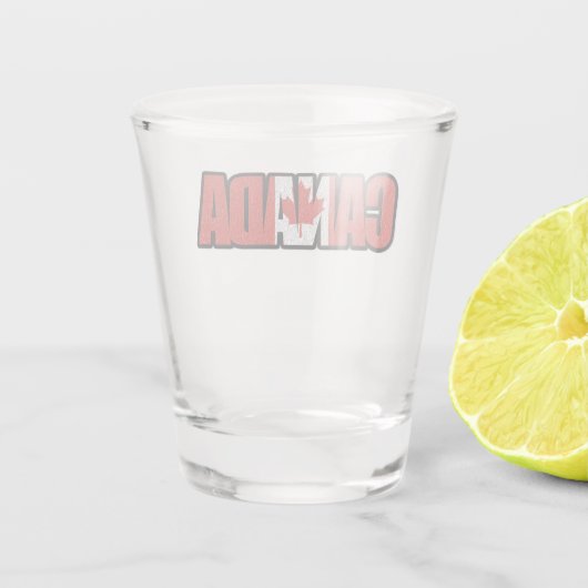 Canada Shot Glas (Achterkant)