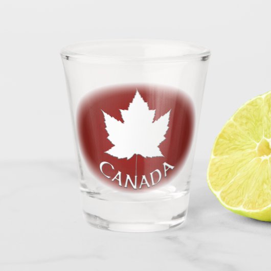 Canada Shot Glasses Canada Maple Leaf Souvenir Glas (Voorkant)