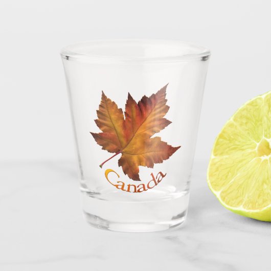 Canada Shot Glasses Canada Maple Leaf Souvenirs Shot Glas (Voorkant)