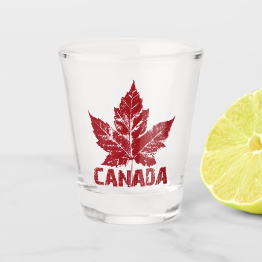 Canada Shot Glasses Custom Cool Canada Souvenirs Shot Glas (Voorkant)