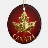 Canada Sieraden & Canada Cadeaus Keramisch Ornament (Links)