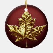 Canada Sieraden & Canada Cadeaus Keramisch Ornament (Achterkant)