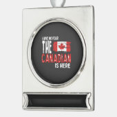 Canada Sieraden Verzilverd Banner Ornament (Links)