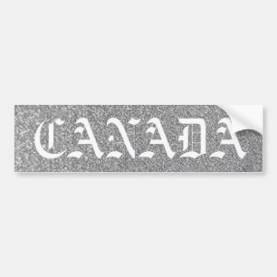 canada silver bumpersticker