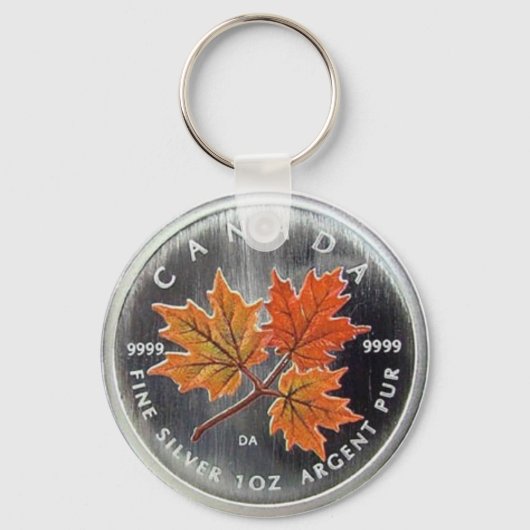 Canada Silver Coin 2001 Sleutelhanger (Voorkant)
