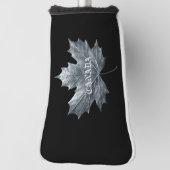 CANADA SILVER MAPLE LEAF GOLFHEADCOVER (Draai 90)