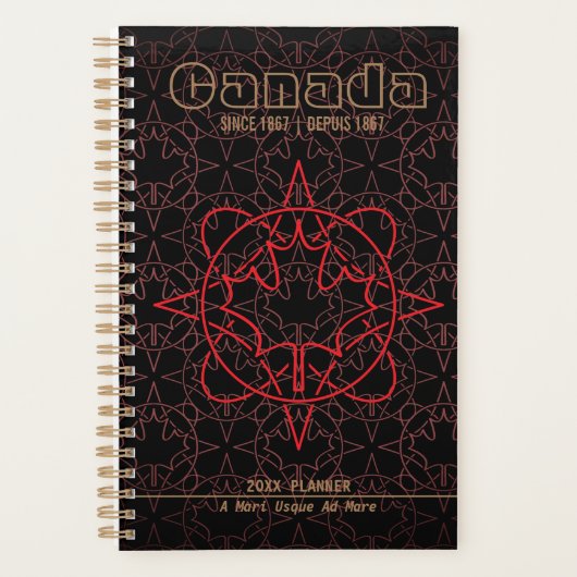 Canada sinds 1867 5,5 x 8,5-inch planner (Voorkant)