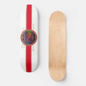 Canada sinds 1867 Aurora (Wit) Skateboard (Voorkant)