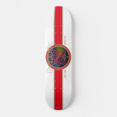 Canada sinds 1867 Aurora (Wit) Skateboard (Voorkant)