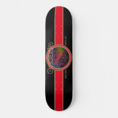 Canada sinds 1867 Aurora (Zwart) Skateboard (Voorkant)