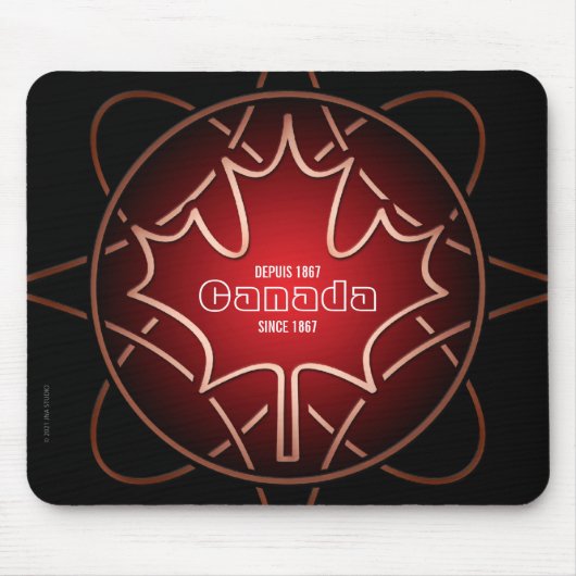 Canada sinds 1867 Mousepad Muismat (Voorkant)