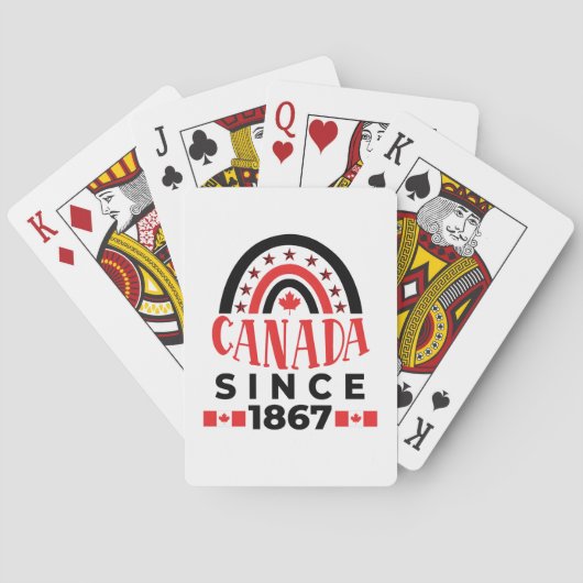 Canada sinds 1867 pokerkaarten (Achterkant)