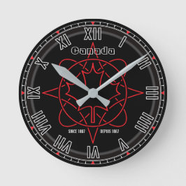 Canada sinds 1867 ronde klok