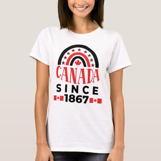 Canada sinds 1867 t-shirt (Voorkant)