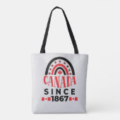 Canada sinds 1867 tote bag (Achterkant)