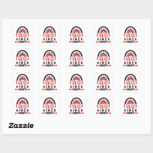 Canada sinds 1867 vierkante sticker