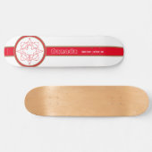 Canada sinds 1867 White Skateboard (Horizontaal)