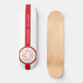 Canada sinds 1867 White Skateboard (Voorkant)