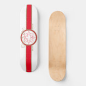 Canada sinds 1867 Wit skateboard (Voorkant)