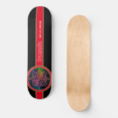 Canada sinds 1867 Zwarte Aurora Skateboard (Voorkant)