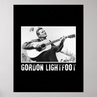 Canada Singer Gordon Lightfoot Poster