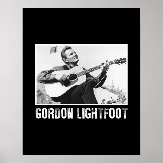  Canada Singer Gordon Lightfoot Poster (Voorkant)