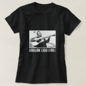  Canada Singer Gordon Lightfoot T-shirt (Design voorkant)