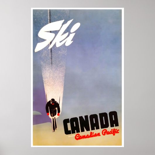 Canada Ski-poster Reis Kunst Canadian Pacific Poster (Voorkant)