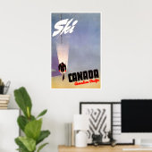 Canada Ski-poster Reis Kunst Canadian Pacific Poster (Thuiskantoor)