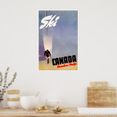 Canada Ski-poster Reis Kunst Canadian Pacific Poster (Keuken)