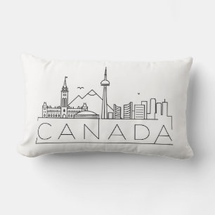 Canada Skyline Lumbar Pillow Kussen