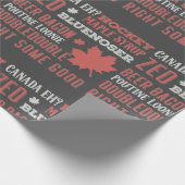 Canada Slang Subway Art Cadeaupapier (Hoek)