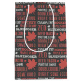 Canada Slang Subway Art Medium Cadeauzakje (Voorkant)