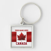 Canada-sleutelhanger Gepersonaliseerde Canada-sleu Sleutelhanger (Voorkant)