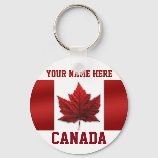 Canada Sleutelhanger Personalized Canada Sleutelha (Voorkant)