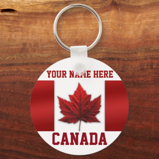 Canada Sleutelhanger Personalized Canada Sleutelha (Voorkant)