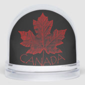 Canada Snow Globe Personalized Canada Snow Globes Sneeuwbol (Voorkant)