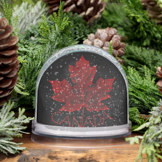 Canada Snow Globe Personalized Canada Snow Globes Sneeuwbol (Winter)