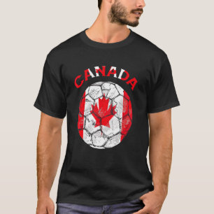 Canada Soccer 2022 Kinder canadese vlag voor Footb T-shirt