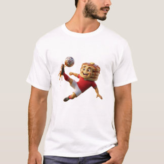 Canada Soccer Pancake Mascot - Funny Maple Syrup  T-shirt