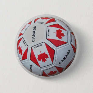 CANADA SOCCER PIN RONDE BUTTON 5,7 CM