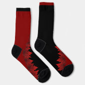 Canada Socks Canada Maple Leaf Socks Customize Sokken (Rechts)
