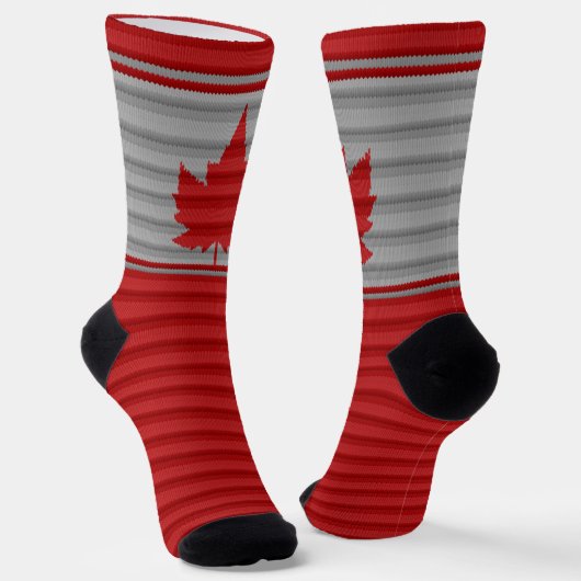 Canada Socks Winter Canada Maple Leaf Socks Sokken (Gebogen)