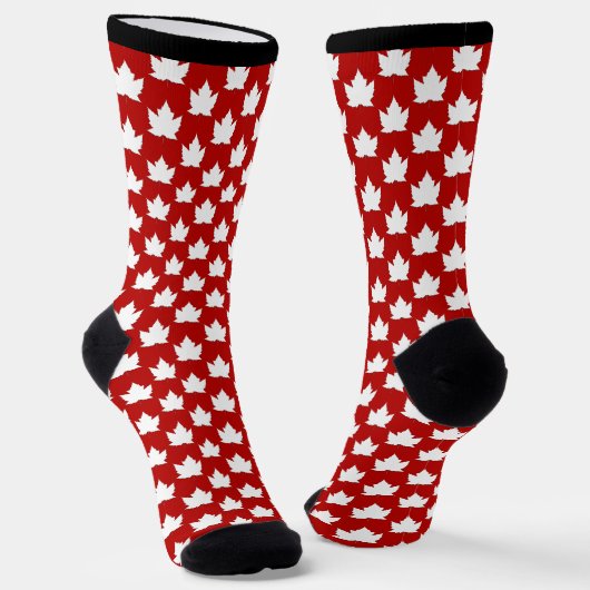 Canada Soks Canada Souvenir Soks op Maat Sokken (Gebogen)