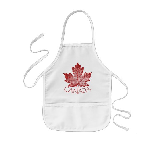 Canada Souvenir Apron Canada Maple Leaf Souvenir Kinder Schort (Voorkant)
