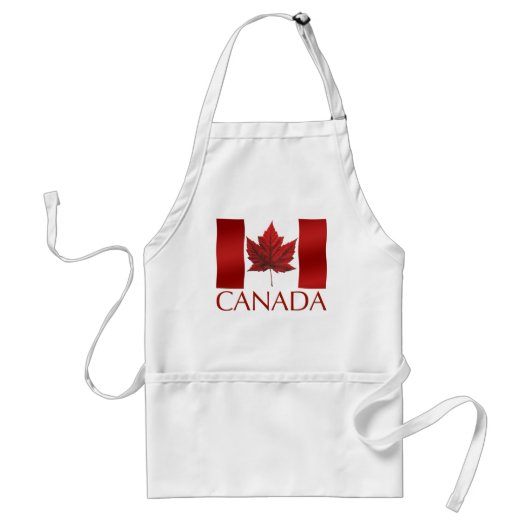 Canada Souvenir Apron Canada Maple Leaf Souvenir Standaard Schort (Voorkant)