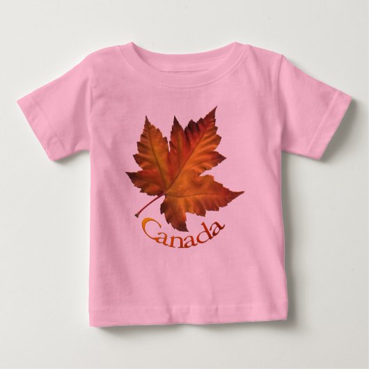 Canada Souvenir Baby T-shirt Toddler Canada Shirte (Voorkant)