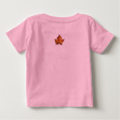 Canada Souvenir Baby T-shirt Toddler Canada Shirte (Achterkant)