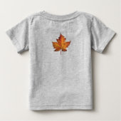 Canada Souvenir Baby T-shirts - Gepersonaliseerd (Achterkant)