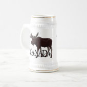 Canada Souvenir Beer Mok Canada Moose Beer Stein (Voorkant links)